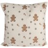 Funda de cojín Clayre & Eef CGM22 45x45 cm Beige Marrón