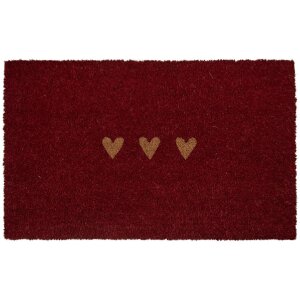 Clayre & Eef MC273 Felpudo 75x45x1 cm Rojo y...