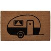 Clayre & Eef MC275 Felpudo 75x45x1 cm Marrón y Negro