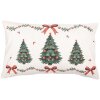 Clayre & Eef TCH36 Funda de Cojín 30x50 cm Beige-Verde