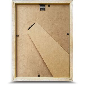 FramesFactory Marco de Fotos Finger 10x15 hasta 40x50cm Acrílico Negro Plata Blanco