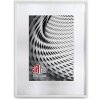 FramesFactory Marco de Fotos Finger 10x15 hasta 40x50cm Acrílico Negro Plata Blanco