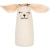 Ratón de Fieltro Clayre & Eef 66321 23x10x23 cm Blanco Rosa