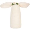 Ratón de Fieltro Clayre & Eef 66321 23x10x23 cm Blanco Rosa