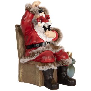 Decoración Papá Noel Clayre & Eef 6PR5749 16x13x19 cm Rojo