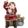 Decoración Papá Noel Clayre & Eef 6PR5749 16x13x19 cm Rojo