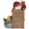 Decoración Papá Noel Clayre & Eef 6PR5749 16x13x19 cm Rojo