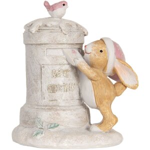 Clayre & Eef 6PR5879 Decoración Conejo 13x12x47 cm