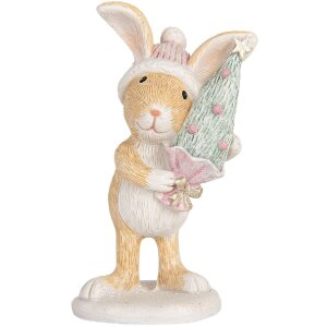 Decoración Conejo Clayre & Eef 6PR5886 5x5x10 cm