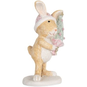 Decoración Conejo Clayre & Eef 6PR5886 5x5x10 cm