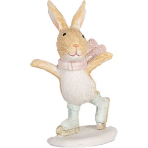 Clayre & Eef 6PR5887 Decoración Conejo 6x5x10 cm