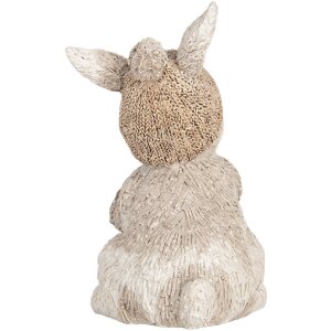Clayre & Eef 6PR5891 Conejo Decorativo 9x9x14 cm