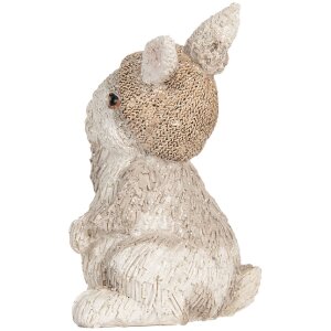 Clayre & Eef 6PR5891 Conejo Decorativo 9x9x14 cm