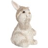 Clayre & Eef 6PR5891 Conejo Decorativo 9x9x14 cm