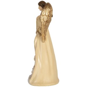 Grupo Navideño Clayre & Eef 6PR5894 15x12x31 cm Beige-Dorado