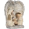 Clayre & Eef 6PR5896 Grupo Navideño 12x6x13 cm Plateado Blanco
