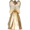 Grupo Navideño decorativo Clayre & Eef 6PR5897 16x13x31 cm Beige y Blanco