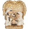 Grupo Navideño Clayre & Eef 6PR5898 12x6x13 cm Dorado Blanco
