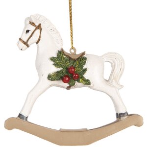 Clayre & Eef 6PR5903 Adorno Colgante Caballito...