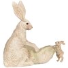 Clayre & Eef 6PR5905 Decoración Conejo con Cuenco 29x14x26 cm