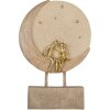 Clayre & Eef 6PR5909 Pareja Sentada en Luna 18x5x26 cm Beige Dorado