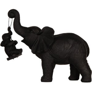 Decoración Elefante Clayre & Eef 6PR5910 20x8x18 cm