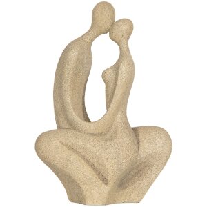 Clayre & Eef 6PR5912 Decoración pareja sentada Beige 16x8x25 cm