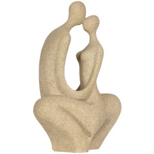 Clayre & Eef 6PR5912 Decoración pareja sentada Beige 16x8x25 cm