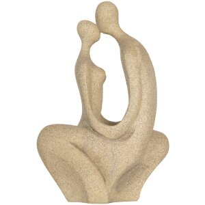 Clayre & Eef 6PR5912 Decoración pareja sentada Beige 16x8x25 cm
