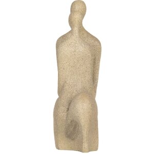 Clayre & Eef 6PR5912 Decoración pareja sentada Beige 16x8x25 cm
