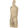 Clayre & Eef 6PR5912 Decoración pareja sentada Beige 16x8x25 cm