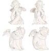 Clayre & Eef 6PR5914 Decoración Ángel Set de 4 16x14x19 cm