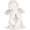 Clayre & Eef 6PR5914 Decoración Ángel Set de 4 16x14x19 cm
