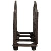 Clayre & Eef 6Y5755 Soporte para servilletas 17x6x12 cm Marrón