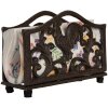 Clayre & Eef 6Y5755 Soporte para servilletas 17x6x12 cm Marrón