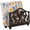Clayre & Eef 6Y5755 Soporte para servilletas 17x6x12 cm Marrón