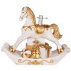 Clayre & Eef 5MG0094 Soporte para árbol de Navidad 73x21x61 cm Blanco-Dorado