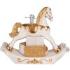 Clayre & Eef 5MG0094 Soporte para árbol de Navidad 73x21x61 cm Blanco-Dorado