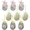 Clayre & Eef 65906 Decoración Huevos Colgantes Set 9 Unidades Ø 5x8 cm