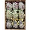 Clayre & Eef 65906 Decoración Huevos Colgantes Set 9 Unidades Ø 5x8 cm