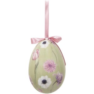 Clayre & Eef 65907 Decoración Colgante Huevo (Set de 6) Ø 7x10 cm