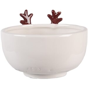 Clayre & Eef 6CE2255 Taza con Platillo Beige Blanco...