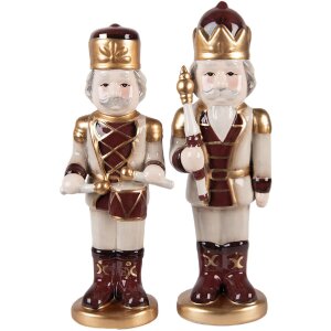 Clayre & Eef 6CE2258 Decoración Cascanueces 8x8x25 cm