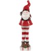 Clayre & Eef 6CE2264 Decoración Papá Noel 7x7x23 cm Rojo/Blanco