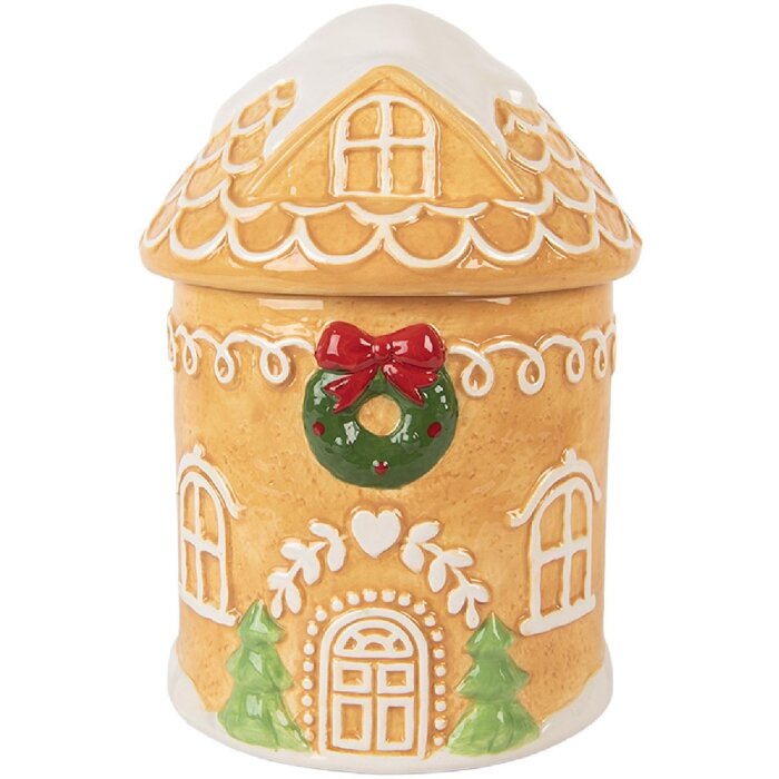 Clayre & Eef 6CE2363 Tarro con tapa 13x17 cm
