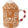 Clayre & Eef 6CEMU0214 Taza con Tapa 450ml 14x10x15cm