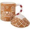 Clayre & Eef 6CEMU0214 Taza con Tapa 450ml 14x10x15cm