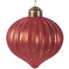 Clayre & Eef 6GL5121 Adorno navideño Ø 8x9 cm Rojo