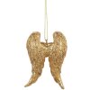 Clayre & Eef 6PR5641 Adorno Colgante Alas Dorado 6x2x9 cm