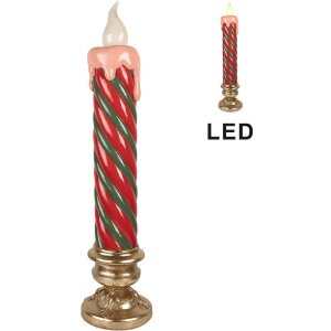 Clayre & Eef 5PR0192 Vela Decorativa con LED Ø...